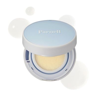 Parnell Glacial Biome Water No-Sebum Cushion 0.35 Fl Oz / 10g Hydrating &amp; Oil-Control Cushion with Hyaluronic Acid, Mineral Water, and Collagen Cooling Powder Formula K-beauty
