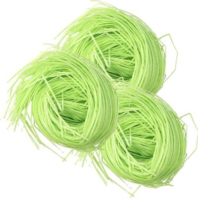 Edible Easter Grass, Fruit Flavored Cake and Cupcake Toppers, Basket Stuffers, Pack of 3