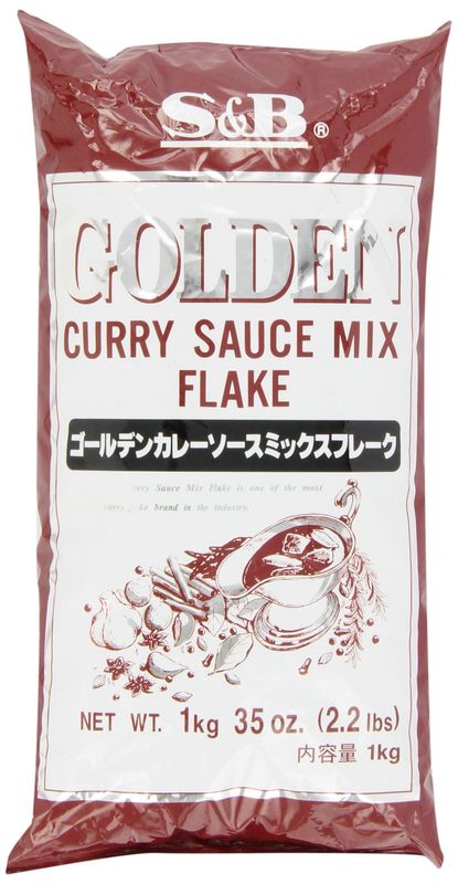 S &amp; B Golden Curry Sauce Mix, Flake, 2.2-Pound Units (Pack of 2)