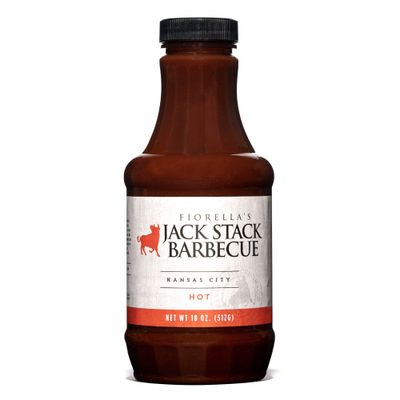 Jack Stack Barbecue Original and Hot Sauce - Kansas City BBQ Sauce 2 Pack - Hot &amp; Original Smoked KC BBQ Sauce (2, 18oz Bottles)