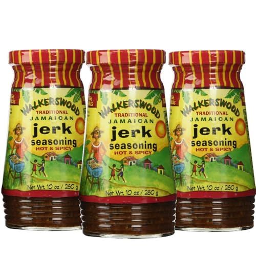 Walkerswood Hot &amp; Spicy Traditional Jamaican Jerk Seasoning - (3 Pack)