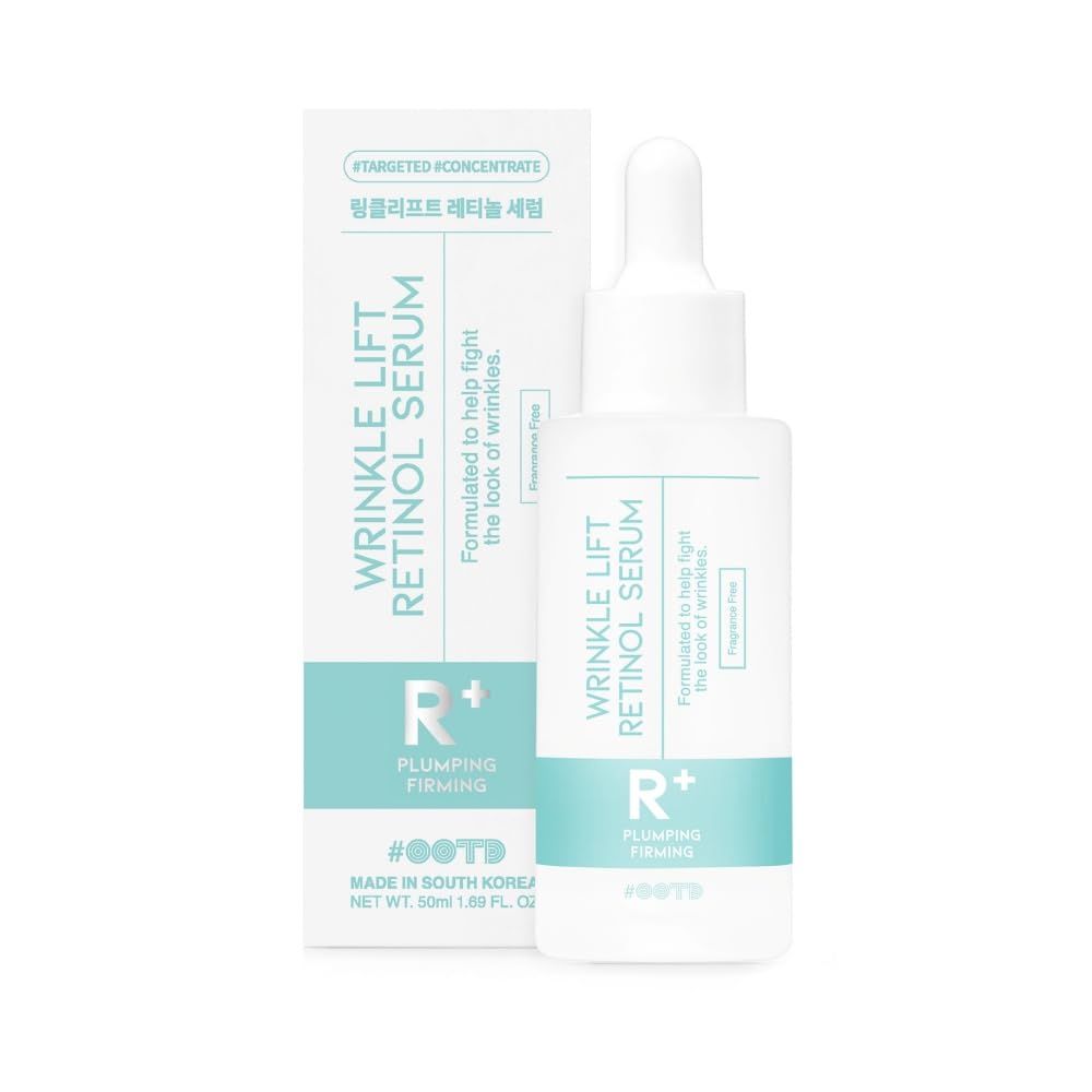 OOTD Retinol Serum for face anti aging 1.69 Fl Oz: Korean Retinol Serum for face, Vitamin A serum, Face Serum for Elasticity, Smoother and hydrating. Wrinkle Lift Retinol Serum, Made in Korea