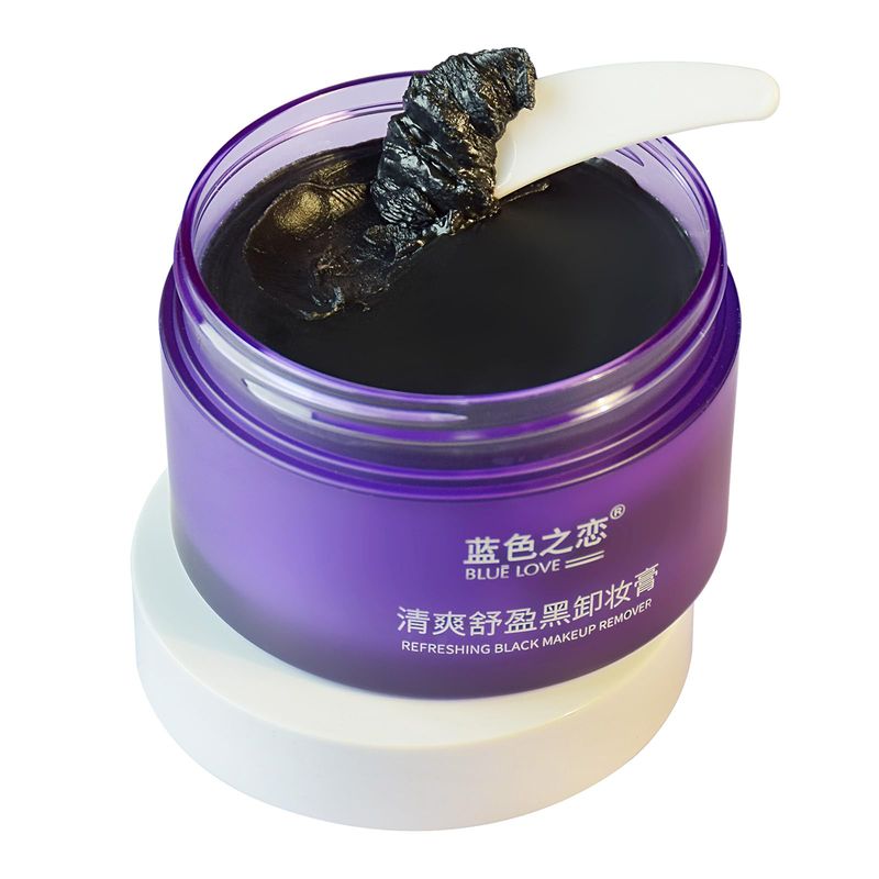 BLUE LOVE Waterproof Makeup Remover Cleansing Cream for Eyes, Face &amp; Lips - Deep Cleaning Moisturizing Balm, Gentle Makeup Melting for All Skin Types