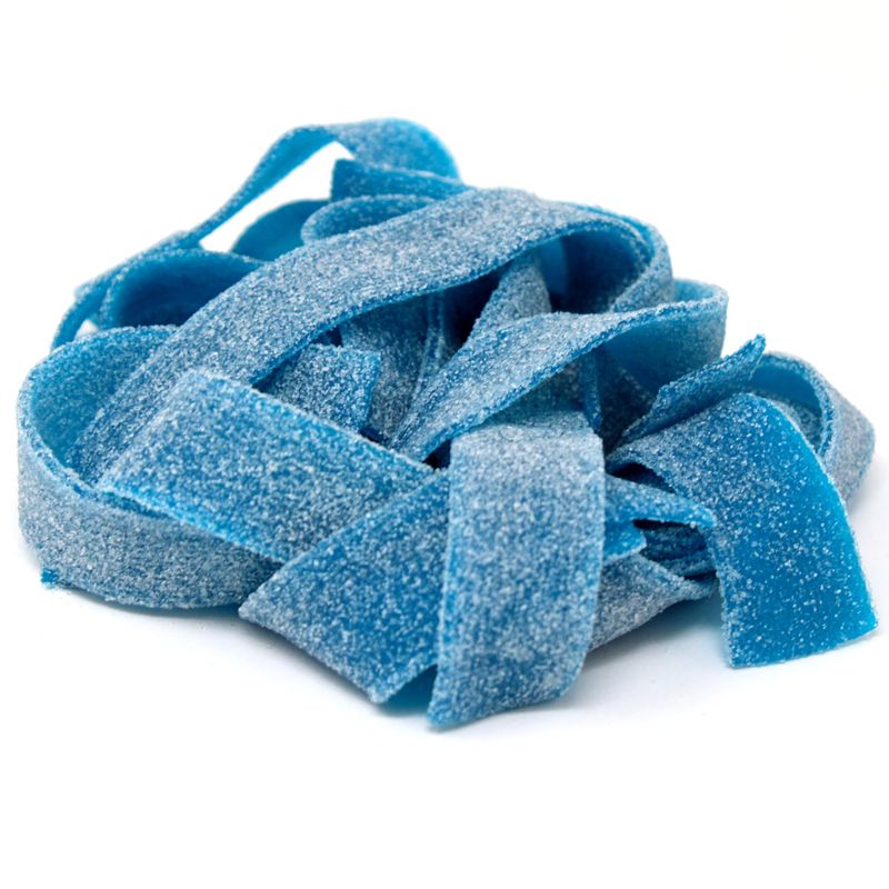 Snacktery Raspberry Sour Belts - Vibrant &amp; Tangy Blue Raspberry Sour Strips - Non GMO, Vegan &amp; Kosher Blue Raspberry Sour Candy - 4 Ounce Pack