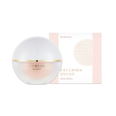 Bedight Facemoon Cream - Firming &amp; Volumizing Cream for Forehead &amp; Cheeks Anti-Aging Wrinkle Cream Volufiline Korean Wrinkle Peptide for Anti-Sagging Korean Pocket Ball(50ml / 1.7 fl.oz)