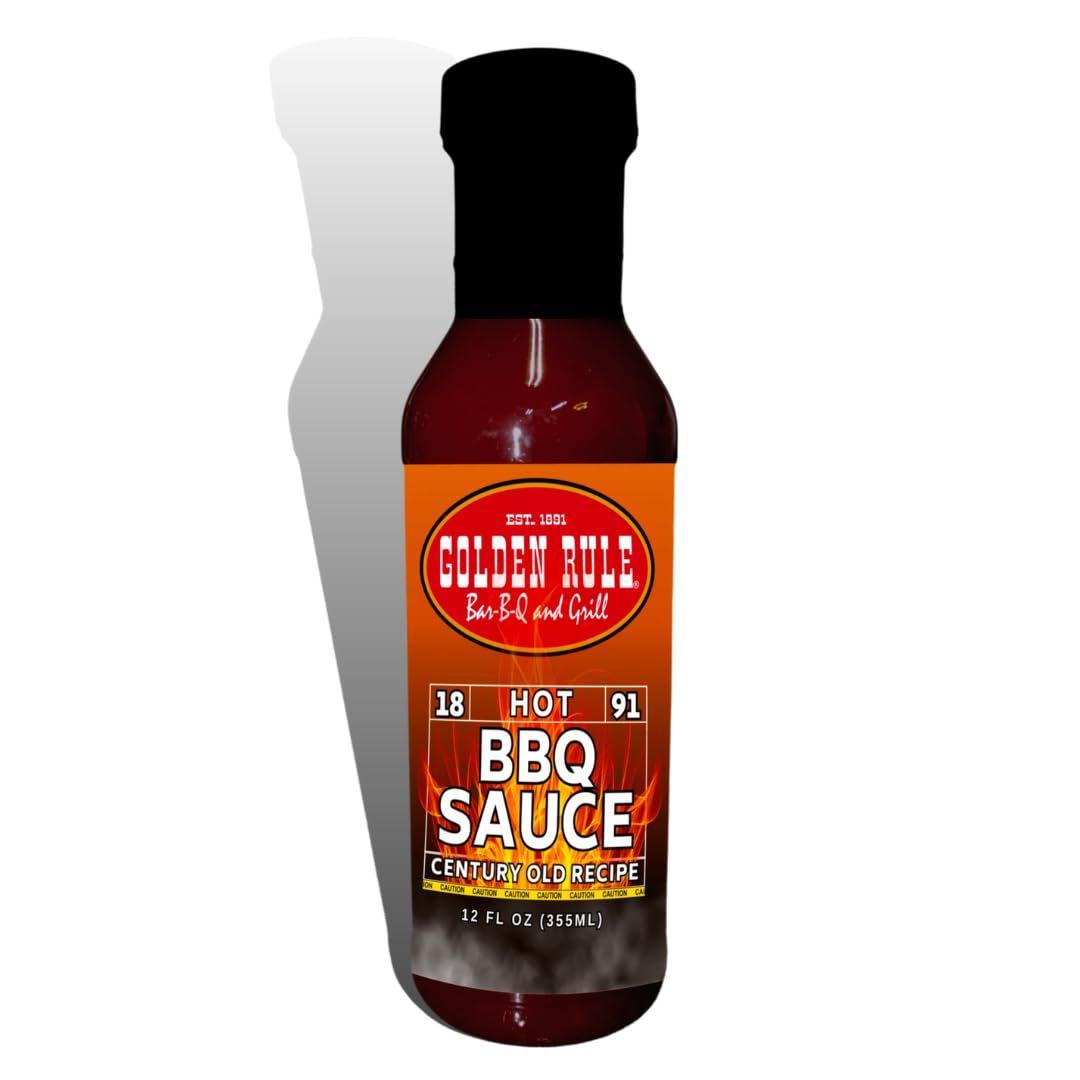 Golden Rule World Famous Hot/Spicy BBQ Sauce - A Southern Original
