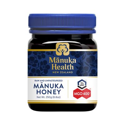 Manuka Health UMF 13/MGO 400 Manuka Honey (250g/8.8oz), Superfood, Authentic Raw Honey from New Zealand
