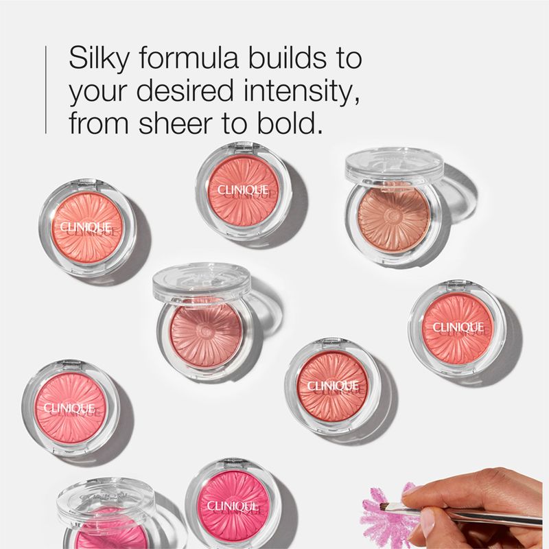 Clinique Cheek Pop Blush Long Lasting, Buildable Vibrant, Yet Natural-Looking Color, Pansy Pop, 0.12 Ounce