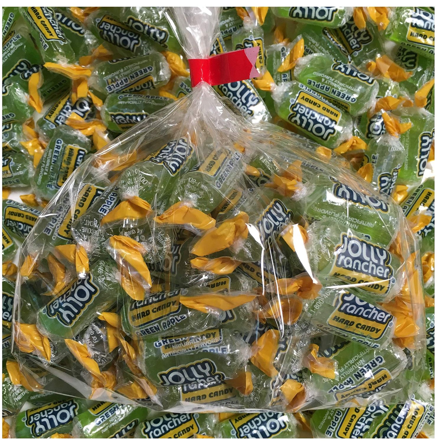 TastySpot 1 lb bagged Green Apple Jolly Rancher hard candy - entirely Apple flavor