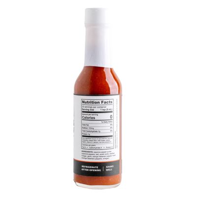 Cayenne, Habanero Hot Sauce by Hook &amp; Arrow - Fresh Garlic, Medium/Hot Spice, Gluten-Free, Paleo, Vegan, Low Sugar, Low Carb Hot Sauce - 5 fl oz