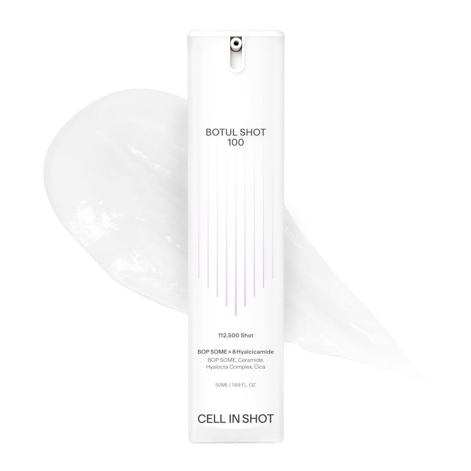 CELL IN SHOT BOTUL SHOT 100 - Korean Microneedling Skin Booster with Centella Asiatica, Hyaluronic Acid and BOP SOME for Daily Pore Tightening, 1.69 fl.oz (50 ml)