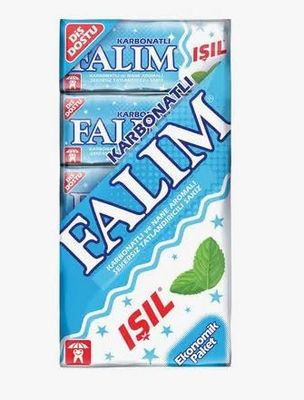 Diril Carbonate &amp; Mint Grass Flavouovered - Carbonate and Mint Gum, by Falim 100 Pcs Goma Falim Sin Azcar - Carbonato -