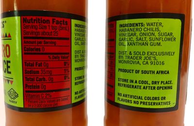 Trader Joe's Habanero Hot Sauce (Pack of 2)