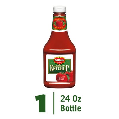 DEL MONTE Tomato Ketchup, 24 oz Bottle