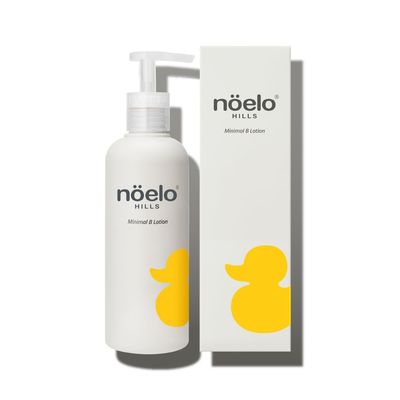 Noelo Hills Minimal B Lotion - 8.11 Fl Oz - Pregnancy Safe, Maternity, Face and Body Moisturizer, Vitamin E, Non-Toxic, Unscented, Korean Clean Beauty Skin Care for Adults and Kids