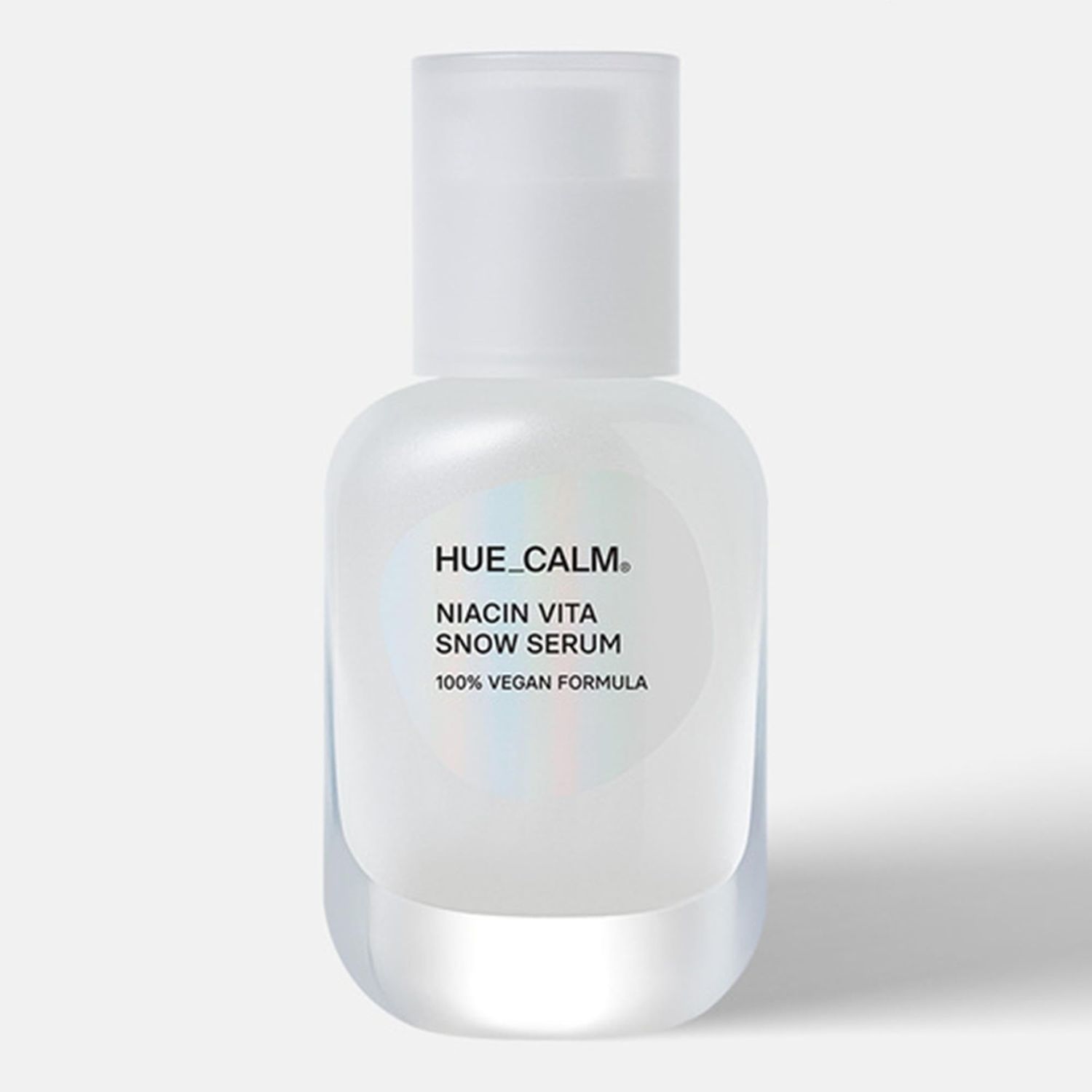 HUECALM Niacin Vita Snow Serum, Korean Skincare for Brightening, Hydration, Oil Control, 3% Niacinamide, Vitamin C Serum &amp; Ceramide, Dark Spot Corrector, Hyperpigmentation Treatment, Gentle Daily Use