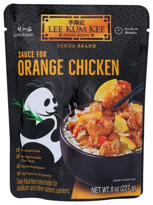 Lee Kum Kee Mandarin Orange Chicken Sauce, Cholesterol Free, 8 Ounces (Pack Of 6)
