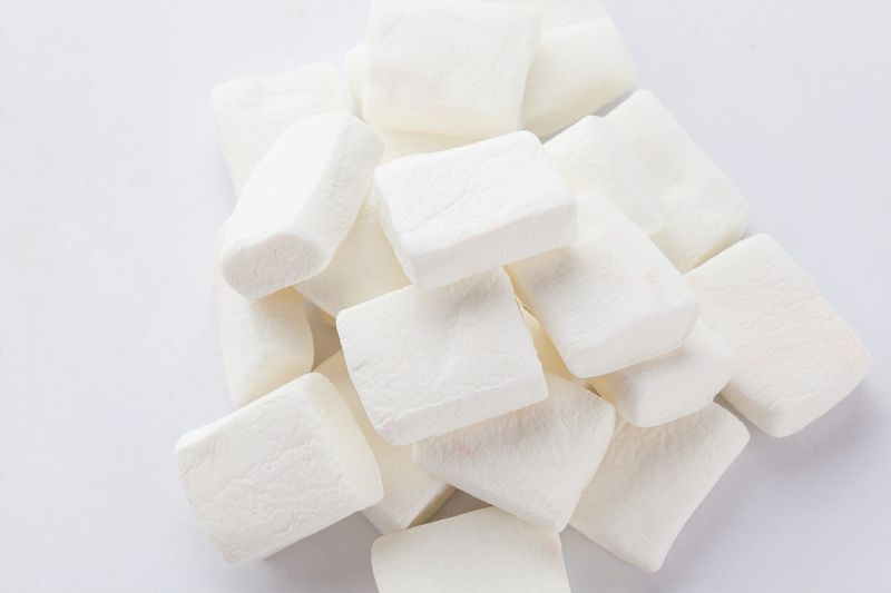 Candy With A Twist - Individually Wrapped Square Jumbo Marshmallows - Vanilla - Perfect for Hot Chocolate, DIY S&#39;mores, Party Favors, and Recipes - 24 Count