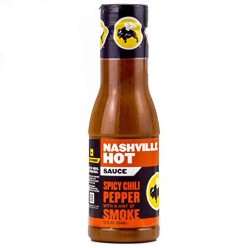 Buffalo Wild Wings Nashville Hot Sauce- Spicy Chili Pepper with a Hint of Smoke 12 Fl Oz (Pack of 1)