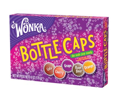 Wonka Bottle Caps Theater Box, 5 Ounce (Pack of 12)