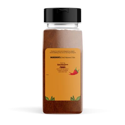 Unpretentious Habanero Powder, 11 oz, Hot &amp; Spicy, Chili &amp; Sauces, Mexican Cuisine