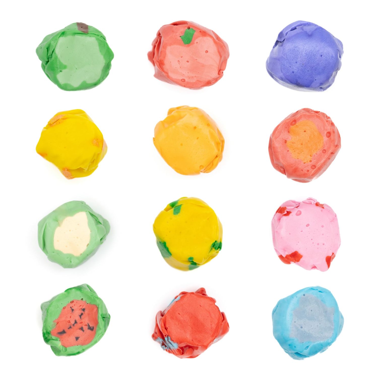 Taffy Shop Fruit Favorites, Salt Water Taffy - Gourmet Soft Chewy Candy, Bulk Sweet Snack, Fresh Gift &amp; Gluten-Free, 35 Individually Wrapped Pieces (7oz)
