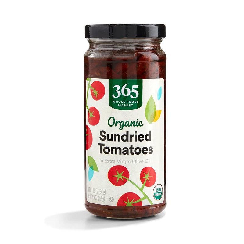 365 by Whole Foods Market, Organic Sundried Tomatoes In Olive Oil, 8.5 Ounce