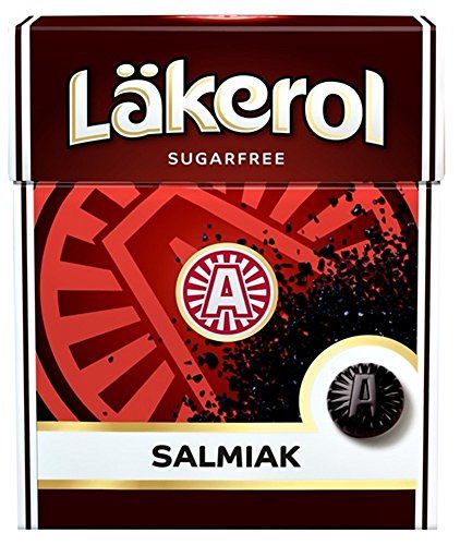 4 Boxes X 25g of Lkerol Salmiak Original Swedish Sugar Free Salty Liquorice Pastilles Lozenges Drops Dragees Candy Sweets