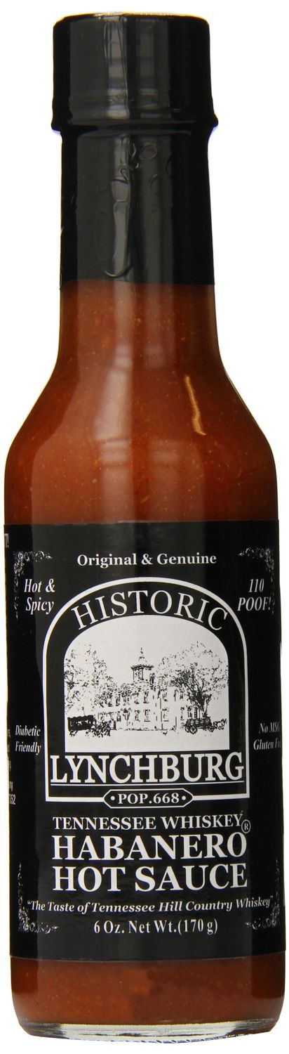 Lynchburg Tennessee Whiskey Habanero Hot Sauce, 6 Ounce