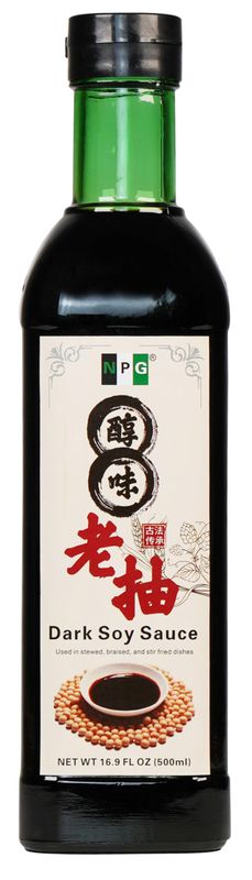 NPG Premium Dark Soy Sauce 16.9 Fl Oz, All Purpose Seasoning for Sushi, Chinese &amp; Korean Cuisine, Authentic Flavor Enhancer for Stir Fry