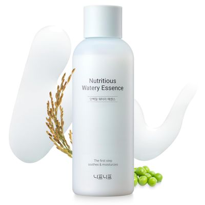 NEAF NEAF Nutritious Watery Essense, All-in-one Power Plant-Protein Toner for Soothing and Hydrating, Gentle Exfoliation, CICA Calming, Niacinamide, Korean Skincare, Glass Skin (180ml / 6.08 fl.oz.)