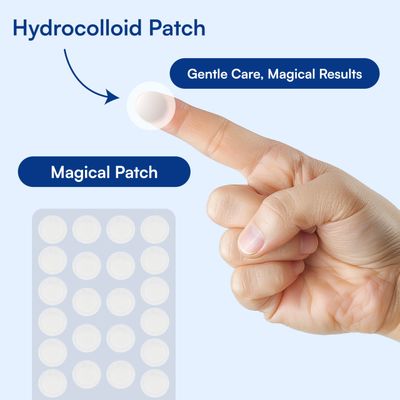 Chel's Magical Cosmetic Acne Pimple Patches 66 Hydrocolloid Patches for Acne &amp; Zit Treatment Invisible Spot Cover for Blemishes &amp; Breakouts Korean Skincare, Safe for Sensitive &amp; Acne-Prone Skin