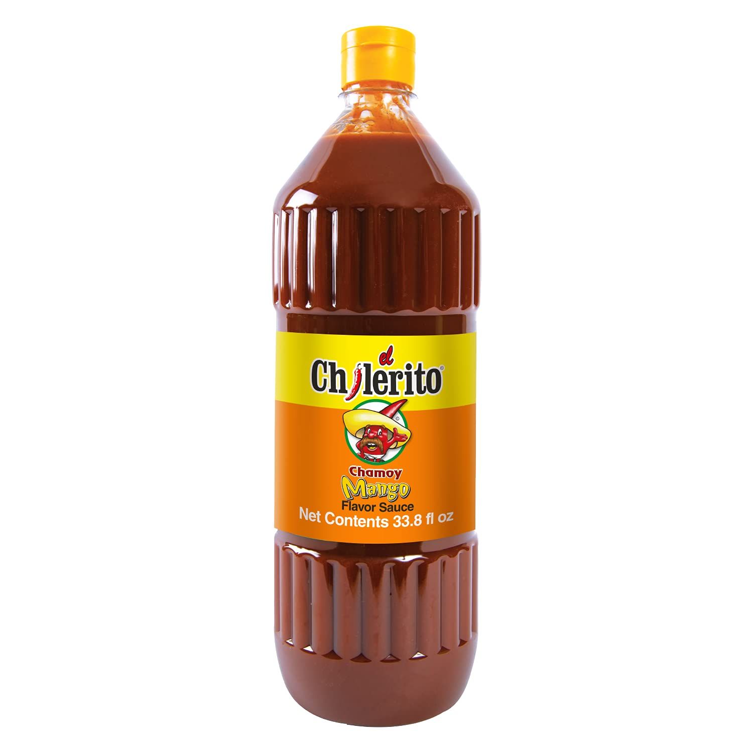 El Chilerito Chamoy/Mango Flavor Sauce - Net Wt 33.8 fl oz. (1lt)