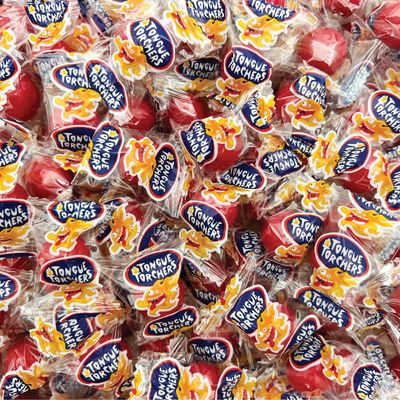 Tongue Torchers - 2 Pound Bulk Pack (About 170 Count) - Cinnamon Flavored Hard Candy