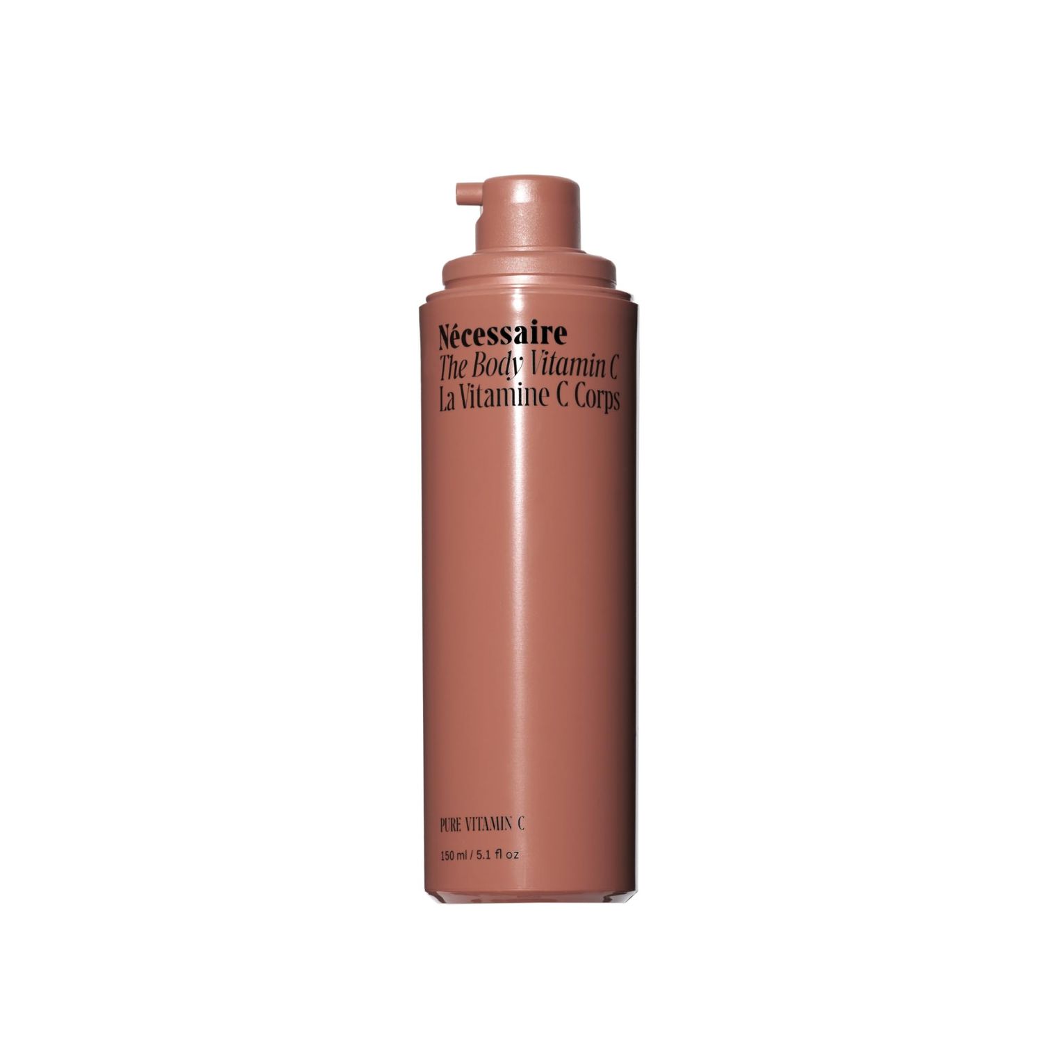 Ncessaire The Body Vitamin C Serum Pure Vitamin C, Tranexamic Acid and Enzymes Treatment For Women Men Brightens Evens Skin Tone Dermatologist-Tested. Hypoallergenic (150 ml/5.1 oz)