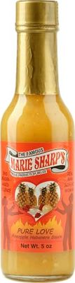 Marie Sharp&#39;s Pure Love Pineapple Habanero Pepper Sauce, 5 oz