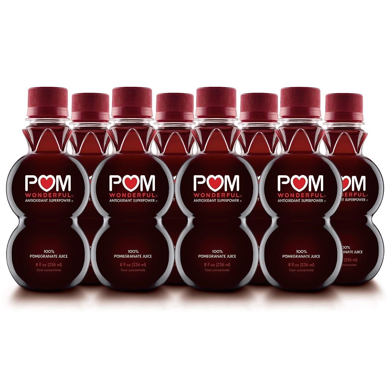 POM Wonderful 100% Pomegranate Juice, 8 Fl Oz (Pack of 8)