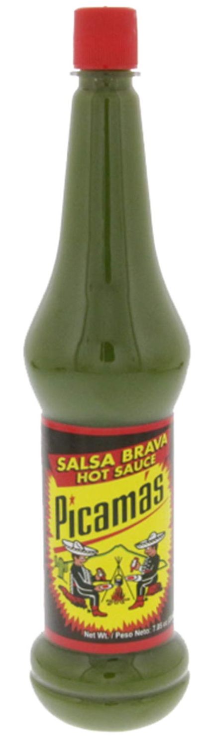 Picamas Green Hot sauce 7.05 oz - Salsa verde picante (Pack of 1)
