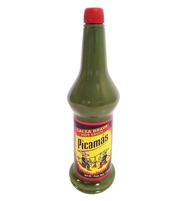 Picamas Green Hot sauce 7.05 oz - Salsa verde picante (Pack of 1)