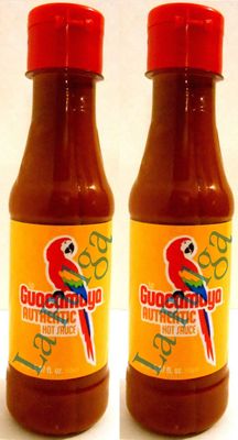 2 - La Guacamaya Authentic Hot Sauce Bottle Mexican Hot Sauce Salsa 5.07 oz Each