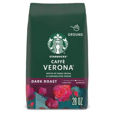 Starbucks Ground Coffee, Dark Roast Coffee, Caff Verona, 100% Arabica, 1 bag (28 oz)