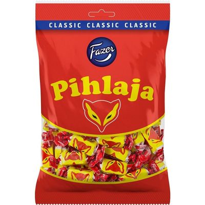 Fazer Pihlaja &quot;Fox Candy&quot; Classic Finnish Rowan Berry Marmalade Candy Bag