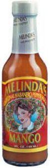 Melindas Mango Habanero Hot Sauce - Sweet &amp; Mild Hot Sauce - Mango Habanero Sauce Made with Fresh Ingredients, Real Mango, Habanero Peppers, Vinegar, Carrot &amp; Lime - 5oz, 3 Pack