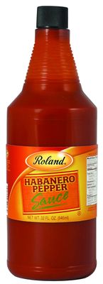 Roland Foods Habanero Pepper Sauce, Specialty Imported Food, 32 Ounce Bottle, Pack of 1