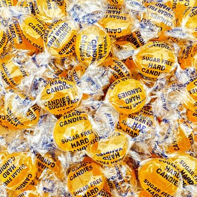 Sugar-Free Butterscotch Discs 1-Pound Bag Classic Hard Candy - About 75 Pieces
