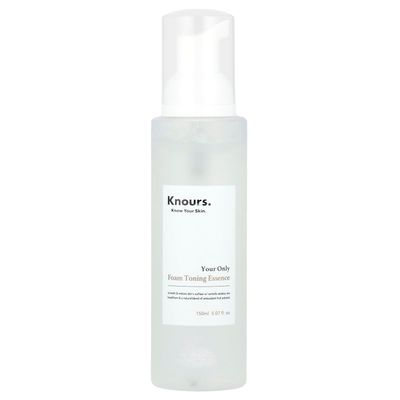 Knours. Soothing &amp; Antioxidant Toner Essence, Rose Water Centella Asiatica Fruit Extracts Clean Beauty (150ml 5.0 fl. Oz.)