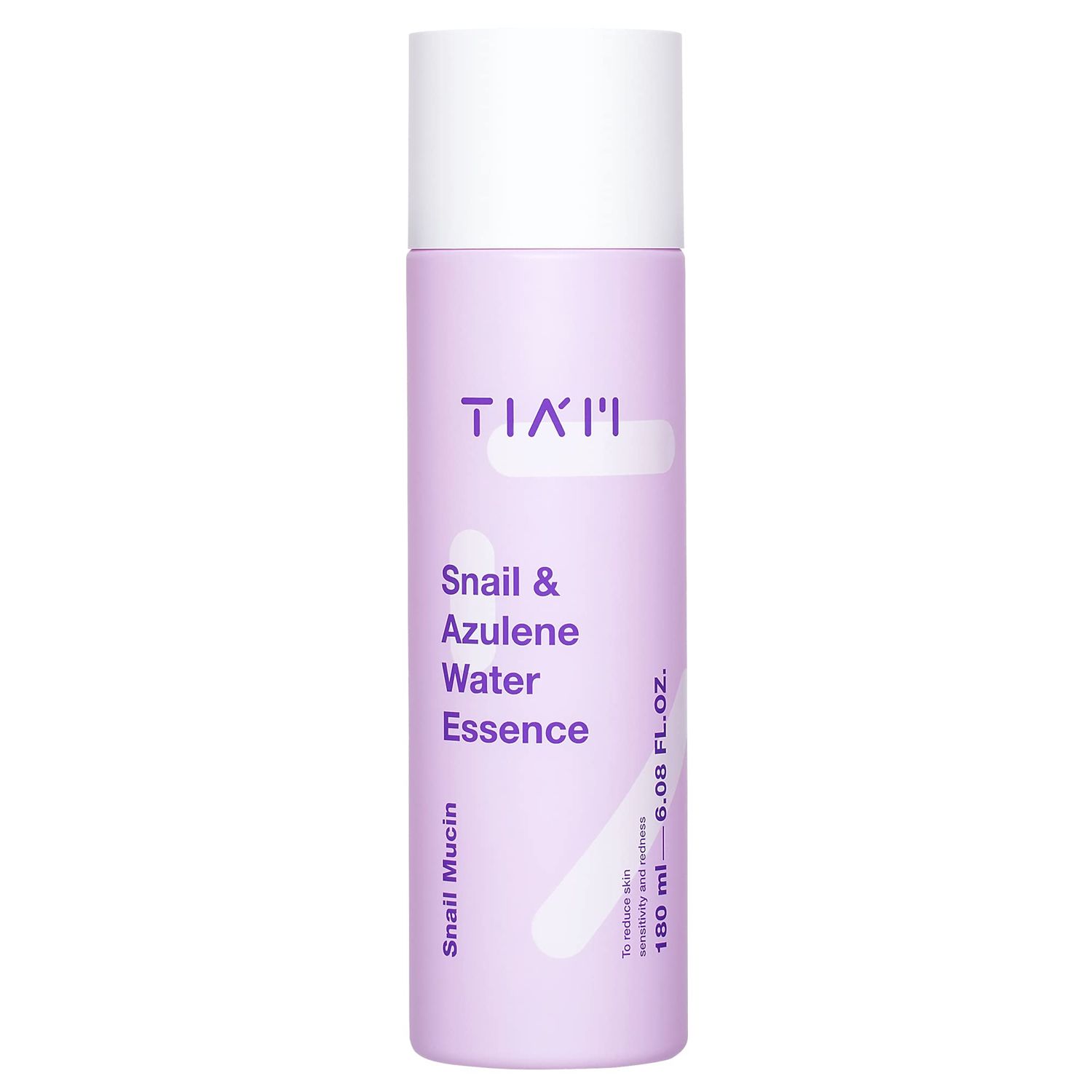 TIAM Snail &amp; Azulene Water Essence, 6.1 fl oz, Snail Mucin Essence Facial Toner, Calming, Hydrating with Snail Secretion Filtrate, Korean Skin Care