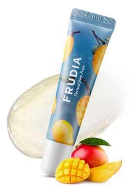 WELCOS FRUDIA Mango Honey Lip Mask - Tinted Moisturizing Balm for Women Plumping Overnight Mask for Dry Lips (0.33oz)