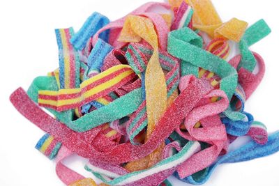 Smarty Stop Sour All Flavor Mixed Gummy Belts Candy 1 Pound (Blueberry, Apple, Mango, Watermelon, Cherry)