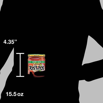 Tostitos, Medium Chunky Salsa, 15.5 Ounce (Pack of 4)